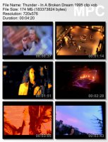 Клип Thunder - In A Broken Dream (1995)