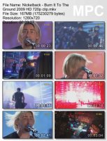 Клип Nickelback - Burn It To The Ground (HD 720p) (2009)