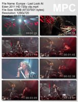 Клип Europe - Last Look At Eden (HD 720p) (2011)