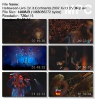 Helloween - Live On 3 Continents DVDRip (2007)