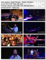 Клип Night Ranger - Sister Christian (Live) (HD 720p) (2012)