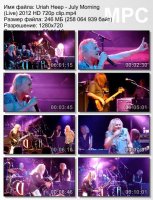 Клип Uriah Heep - July Morning (Live) HD 720p (2012)