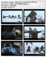 Клип Axxis - Stay Don\'t Leave Me (1993)