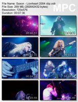 Клип Saxon - Lionheart (2004)