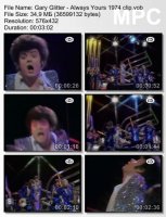Клип Gary Glitter - Always Yours (1974)