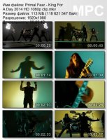 Клип Primal Fear - King For A Day HD 1080p (2014)
