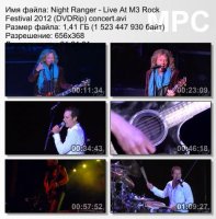 Night Ranger - Live At M3 Rock Festival (DVDRip) (2012)