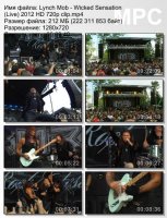 Клип Lynch Mob - Wicked Sensation (Live) HD 720p (2012)