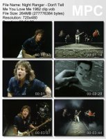 Клип Night Ranger - Don\'t Tell Me You Love Me (1982)