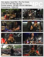 Клип Quiet Riot - Run For Cover (Live) (HD 720p) (2012)