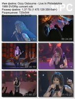 Ozzy Osbourne - Live In Philadelphia (DVDRip) (1989)