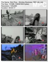 Клип Skid Row - Monkey Business (1991)