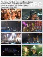 Kid Rock - Live From Fosos Square Floriana, Malta (BDRip HD 1080p) (2010)