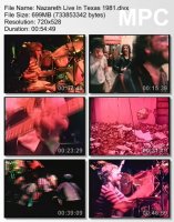 Nazareth - Live In Texas (DVDRip) (1981)