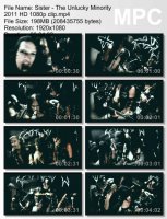 Клип Sister - The Unlucky Minority (HD 1080p) (2011)