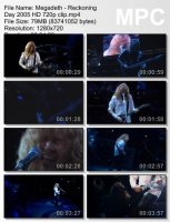 Клип Megadeth - Reckoning Day HD 720p (2005)