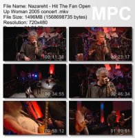 Nazareth - Hit The Fan Open Up Woman (DVDRip) (2005)