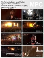 Volbeat - Live Wacken Open Air (DVDRip) (2012)