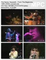 Nazareth - From The Beginning (DVDRip) (1985)