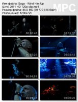 Клип Saga - Wind Him Up (Live) HD 720p (2011)
