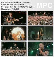 Primal Fear - Wacken Open Air (DVDRip) (2001)