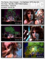 Клип Alice Cooper - I\'m Eighteen (1970)