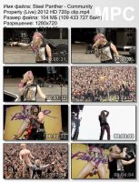 Клип Steel Panther - Community Property (Live) (HD 720p) (2012)