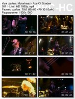 Клип Motorhead - Ace Of Spades (Live) HD 1080p (2011)