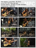 Клип Lynch Mob - Mr Scary (Live) HD 720p (2012)