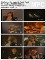 Клип Def Leppard - Rock! Rock! Till You Drop HD 720p (1983)