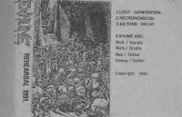 Exhume - Rehearsal (1991)