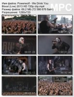 Клип Powerwolf - We Drink You Blood (Live) HD 720p (2013)