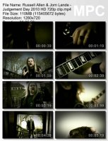Клип Russell Allen & Jorn Lande - Judgement Day (HD 720p) (2010)