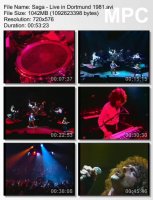 Saga - Live In Dortmund (DVDRip) (1981)