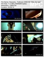 Клип Heavenly - Fullmoon HD 720p (2009)