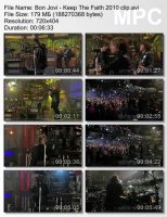Клип Bon Jovi - Keep The Faith (2010)