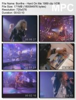 Клип Bonfire - Hard On Me (1989)