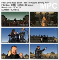 Клип Iced Earth - Ten Thousand Strong (2007)