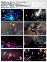 Brother Firetribe - Live At Apollo (DVDRip) (2010)