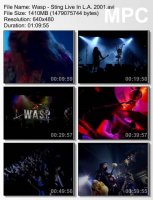 W.A.S.P. - The Sting (Live At The Key Club L.A.) DVDRip (2001)