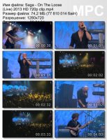 Клип Saga - On The Loose (Live) HD 720p (2013)