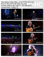 Клип Brian May - Brian May - Love Of My Life (Live Rock In Rio) (HD 720p) (2015)
