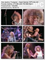 Клип Foreigner - Head Games (1979)