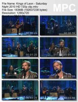 Клип Kings of Leon - Saturday Night (HD 720p) (2010)