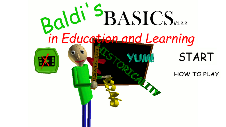 Для тех, кто любит пострашнее - игра Baldi’s Basics