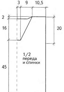 Выкройка майки Выкройка майки