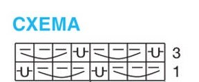 Схема вязания