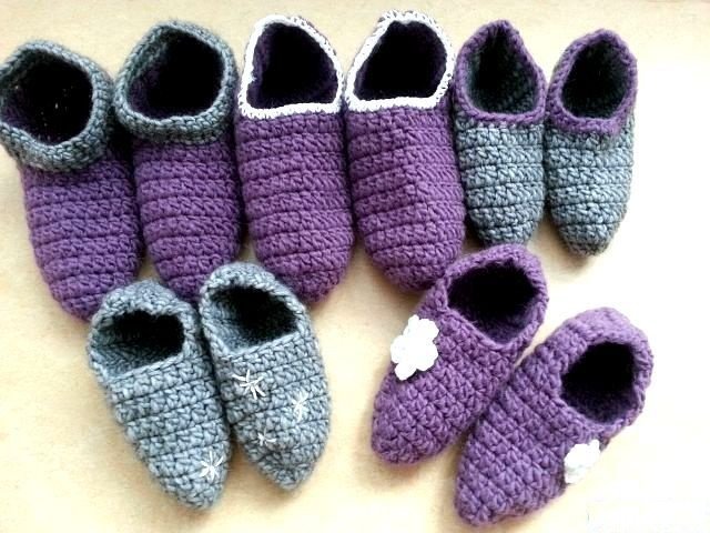 Простые следки для девочки крючком