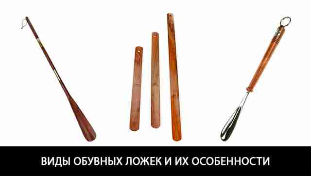 Виды обувных ложек и их особенности Виды обувных ложек и их особенности