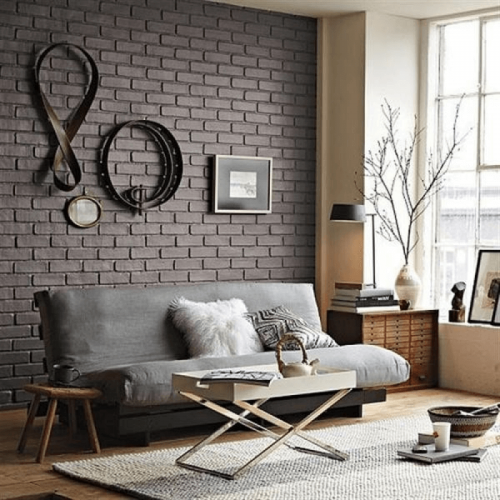 Декоративный камень White Hills в интерьере